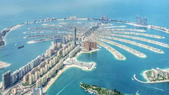 איי התמרים, דובאי, צילום: Nakheel